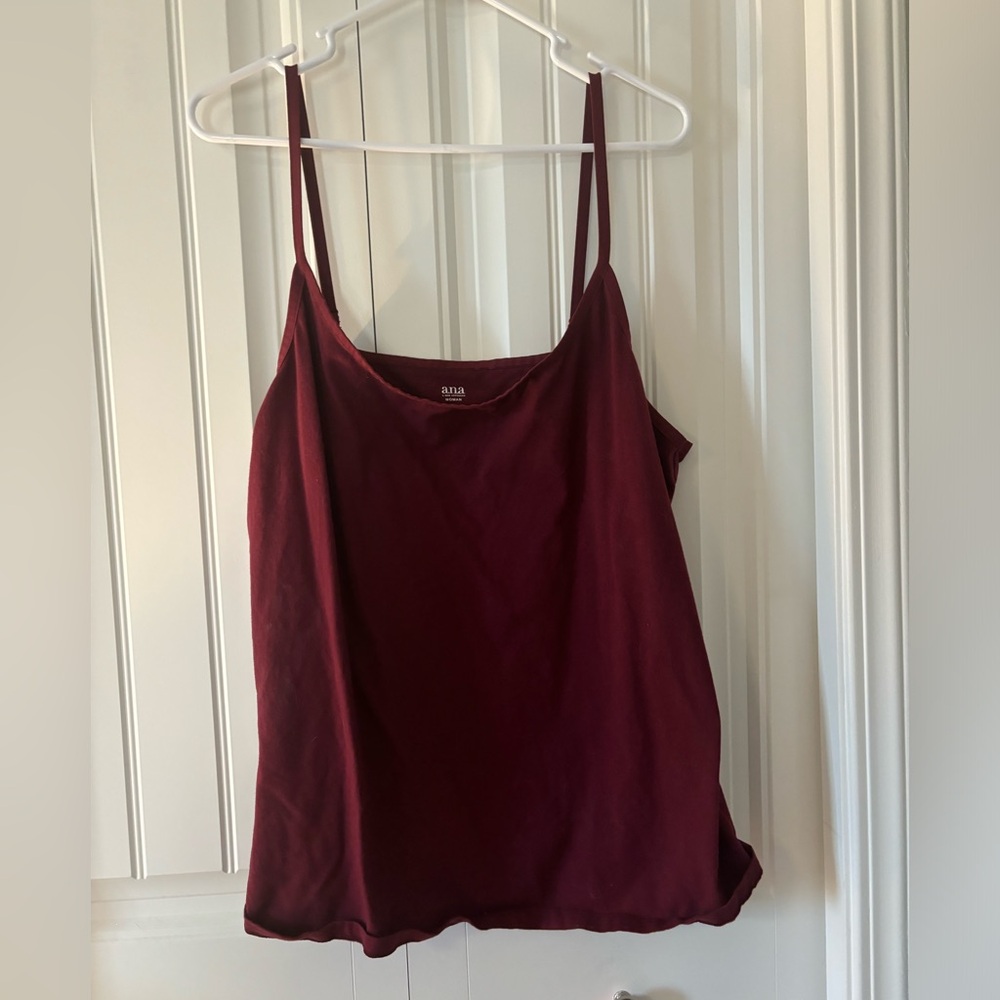 Burgundy Plus A.N.A Camisole